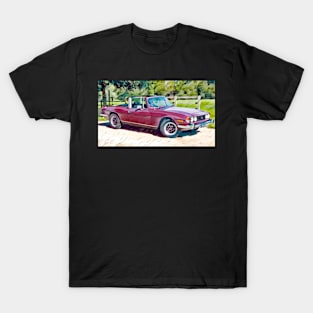 Triumph Stag In Purple T-Shirt